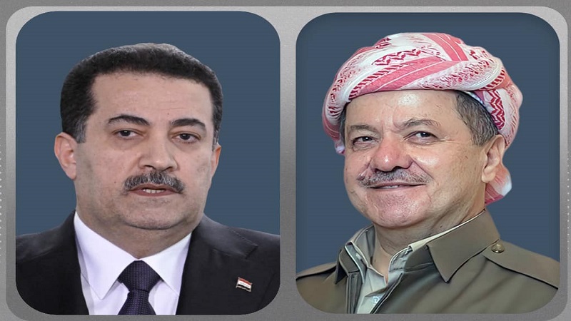 سەرۆک بارزانى دەستخۆشى لە محەمەد شیاع سوودانى دەکات